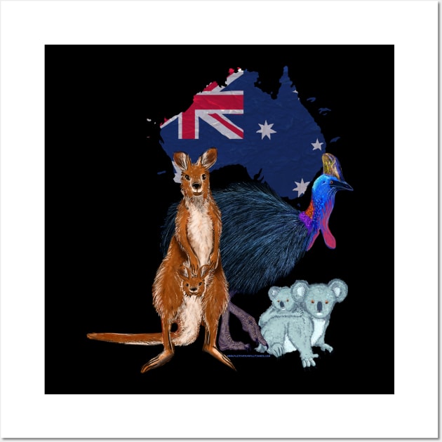 Save Australia's Animals Wall Art by AlexandraHallPinner